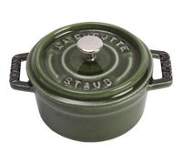 Cocotte en fonte émaillée ronde Staub basilic - 1101085 - Fonte - Ronde - 10 cm - Basilic