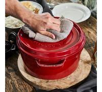 Cocotte en fonte Emaillée Ronde Staub CERISE D28 cm 6.70L