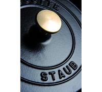 Cocotte en fonte Emaillée Ronde Staub NOIR D26 cm 5.25L