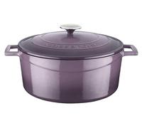 Cocotte en fonte Lava - 28 cm - 6,71 litres - Fonte - Violet