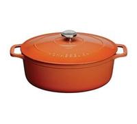 Cocotte en fonte ovale 29 cm chestnut - Chasseur - PUC472999 -