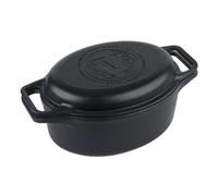 Cocotte et Poêle Induction Fonte Assaisonnée 31cm, Dutch Oven 5,7L, Sans PTFE 38847 Victori