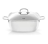 Fissler Cocotte en acier inoxydable carrée à induction secural 28 cm