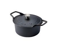 Cocotte Fonte Assaisonnée Induction 30 cm 5,7L Noir 34733