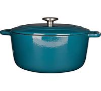 Cocotte Fontestic en fonte Green Heron Ø 28 cm / 6,8 litres – émaillée