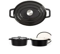 Cocotte - LIVOO - MEP129N - Fonte émaillée - 4,5L - Compatible tous feux