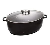 Cocotte mijoteuse ovale 43cm/11l noir - Baumalu - 384931 -