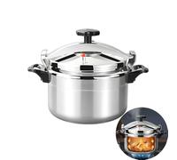 Cocotte Minute 7L/9L/11L/15L,Autocuiseur Aluminium Cuisinière à Gaz | Autocuiseur Professionnels Aluminium Avec Système Couvercle à Verrouillage Sécurisé,Double Poignée, Multicuiseur à Cuisson