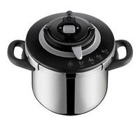 SEB Autocuiseur Clipso Chef P4551400 – 8 L, 4 programmes, acier inoxydable, ouverture d'une main