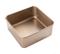 Cocotte non carrée en acier au carbone - Passe au four - 23,5 cm - Marron - Pour la cuisson du pain (16,8 x 16,8 x 8)