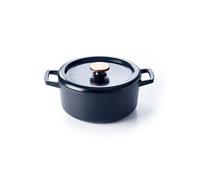 NORI Cocotte en fonte Emaillée BEKA Ronde Noir D26 cm