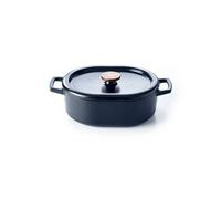 BEKA COCOTTE OVALE NORI EN FONTE 31 CM 5.5 L, Black