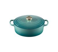 Cocotte Ovale 27 cm Le Creuset Fonte 21178270994450 Bleu Riviera