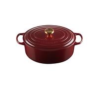 Cocotte Ovale 27 cm Le Creuset Signature Fonte 21178279494441 Garnet