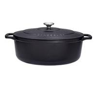 Cocotte ovale en fonte émaillée 29cm noir - PUC472901 - CHASSEUR