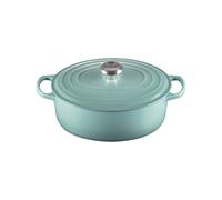 Cocotte Ovale 29 cm Le Creuset Signature Fonte 21178297174430 Sea Salt