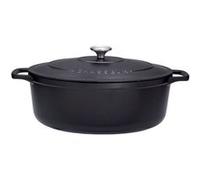 Cocotte ovale en fonte émaillée 31cm noire sublime - Chasseur - PUC473101 -