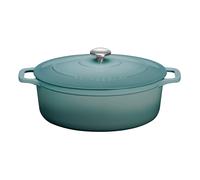 Cocotte ovale 33 cm Chasseur bleu fonte émaillée 41.00x26.00 cm