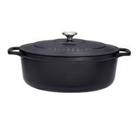 Cocotte ovale 33 cm chasseur noir interieur noir - Chasseur - Noir - Fonte émaillée noir G