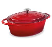 Cocotte ovale 33cm rouge - Lacor - 71733 -