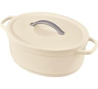 Cocotte Ovale Beka Plume Beige Ultra-légère, Cuisson Douce Et Homogène - Beka