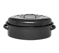 Cocotte ovale en acier carbon 46x31cm - 0509 - Roaster Graniteware - WARMCOOK