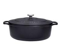 Cocotte ovale en fonte émaillée 25cm noire sublime - PUC472501 - CHASSEUR