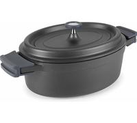 Cocotte ovale en fonte émaillée 26cm noir - Lacor - 25933 - fundicion
