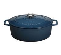 Cocotte ovale en fonte émaillée 29cm bleu - Chasseur - PUC472997 -