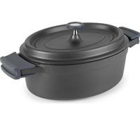Cocotte ovale en fonte émaillée 31cm noir - Lacor - 25935 - fundicion