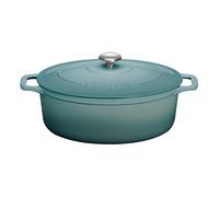 Chasseur Cocotte en fonte émaillée ovale Sublime PUC473325 33 cm bleu quartz
