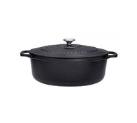 Cocotte ovale en fonte émaillée 33cm noire sublime - PUC473301 - CHASSEUR