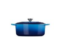 Cocotte ovale Fonte émaillée azur 29 cm 4,7 l