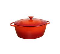 Cocotte Ovale Fonte émaillée ROUGE D29 cm