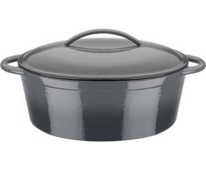 Cocotte Ovale GSW Grey Shadow, Fonte Massive, 33 x 25 cm, 7L, Induction, Gris