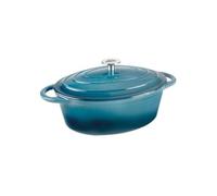 Cocotte ovale 33cm bleu - Lacor - 71703 -