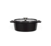 Cocotte ovale Livoo MEP129N fonte émaillée 4,5L 29x22cm induction four picots