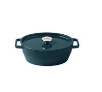 Pyrex – Cocotte ovale Slow Cook – Fonte 29 cm – Deep Blue