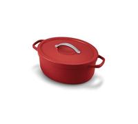 Cocotte ovale rouge 31 cm 6 L - - Rouge - Aluminium