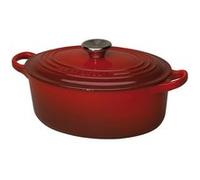 Cocotte Ovale 29 cm Le Creuset Signature Fonte 21178290602430 Cerise