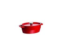 PYREX Slow Cook Cocotte ovale, avec couvercle, longueur 290 mm, rouge