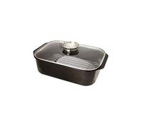 Cocotte rectangulaire en fonte d'aluminium 33x21cm + couvercle - Baumalu - 382932 -