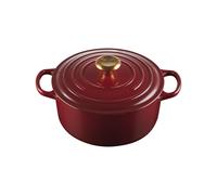 Le Creuset Cocotte Signature en fonte émaillée ronde Ø 20 cm 2,4 L avec couvercle Garnet