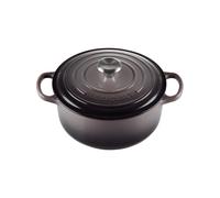 Cocotte Rond 24 cm Le Creuset Signature Fonte 21177244442430 Flint