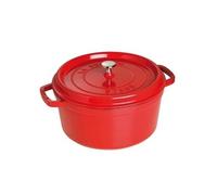 Cocotte en fonte Emaillée Ronde Staub ROUGE CERISE D26 cm 5.25 L