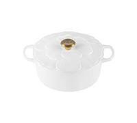 Cocotte Rond 26 cm Le Creuset Fonte 21961260101441 Blanc