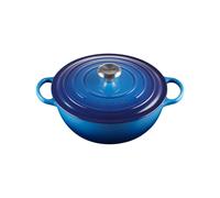 Cocotte Rond 26 cm Le Creuset Signature Fonte 21114262200430 Azur