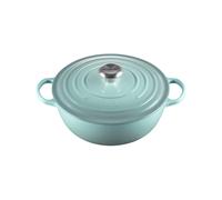 Cocotte Rond 26 cm Le Creuset Signature Fonte 21114267170430 Sea Salt