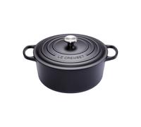 Cocotte Rond 26 cm Le Creuset Signature Fonte 21177260000430 Noir Mat