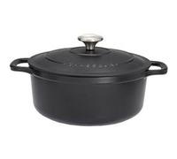 Cocotte ronde en fonte émaillée 18cm noire sublime - Chasseur - PUC471801 -